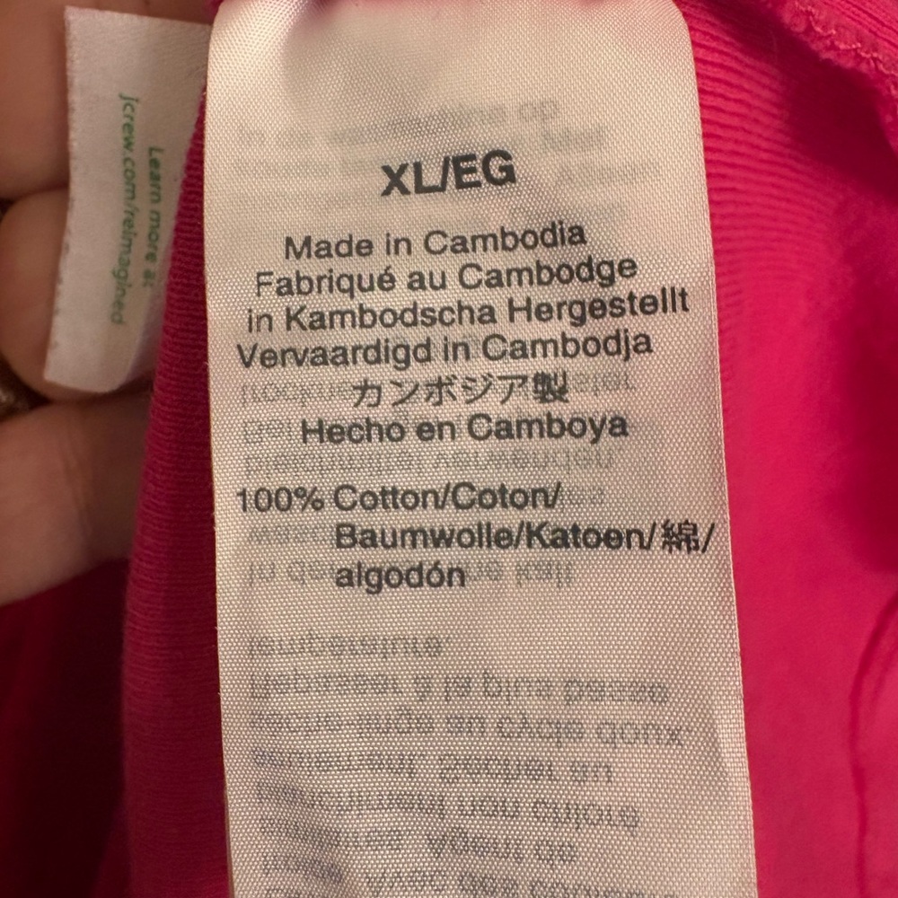 J. Crew Fuchsia Cotton Turtleneck - Picture 4 of 4